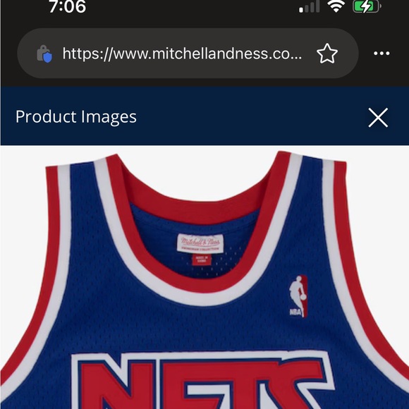 Drazen Petrovic New Jersey Nets jersey - Picture 5 of 14